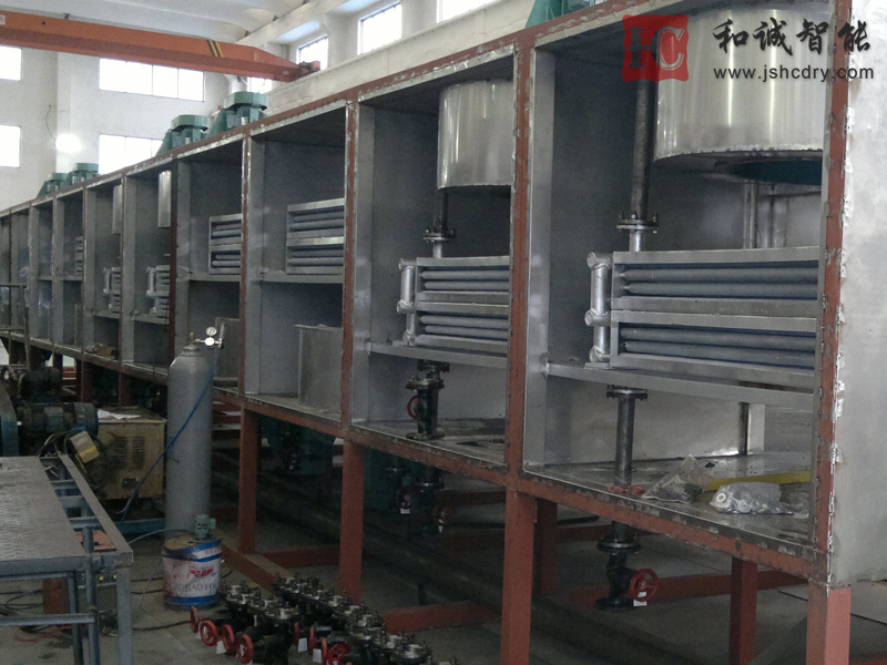 多级串联网带式干燥机