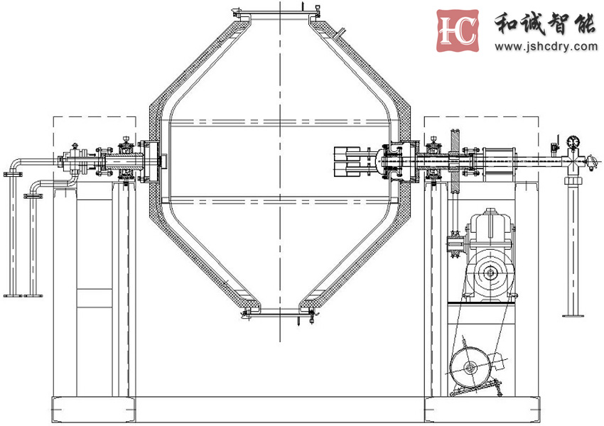 高镍三元材料真空干燥机